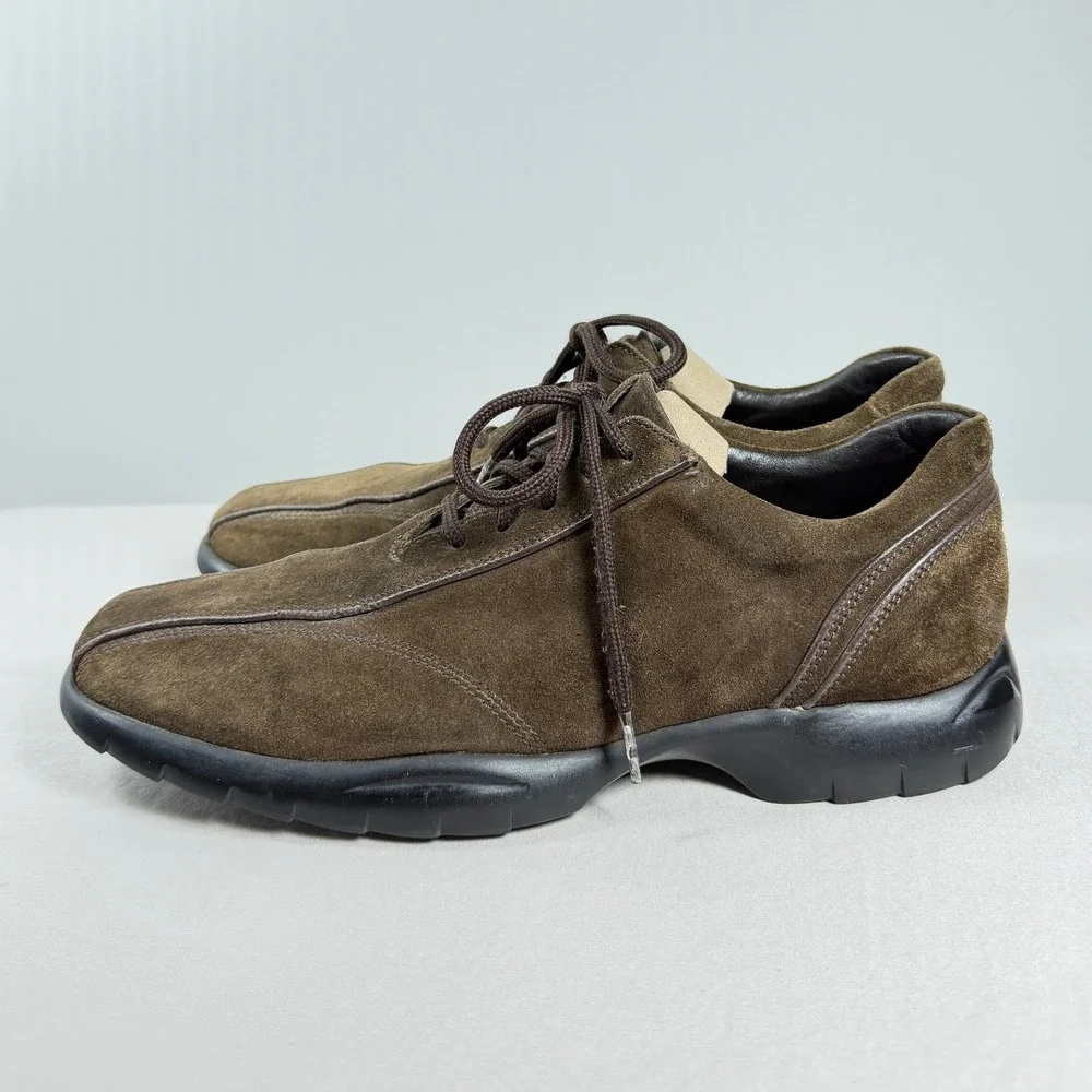 To Boot New York Adam Derrick Italy Mens Brown Suede Square‎ Oxford Shoes Size 9